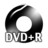 Black DVDplusR Icon